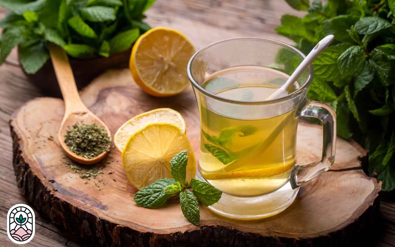 دمنوش نعنا و پوست لیمو